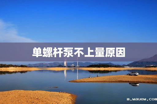 单螺杆泵不上量原因 单螺杆泵不上量原因