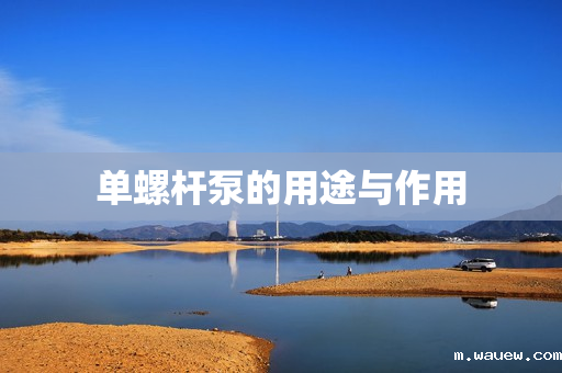 单螺杆泵的用途与作用 单螺杆泵的用途与作用