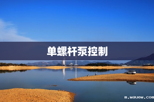 单螺杆泵控制 单螺杆泵控制