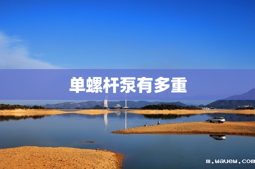 单螺杆泵有多重 单螺杆泵有多重