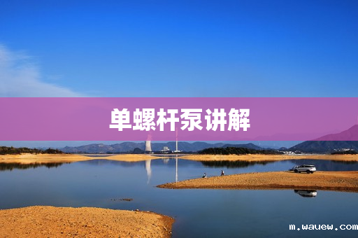 单螺杆泵讲解 单螺杆泵讲解