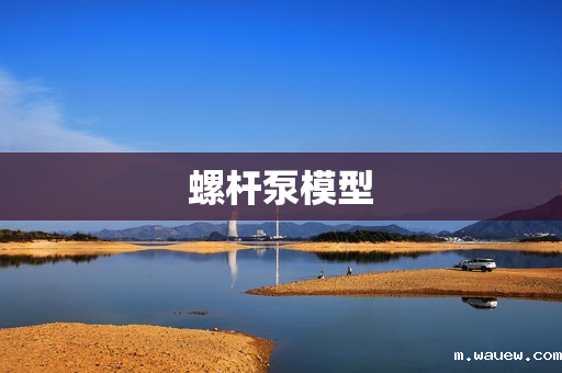 螺杆泵模型 螺杆泵模型