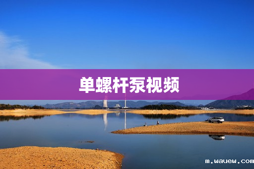 单螺杆泵视频 单螺杆泵视频