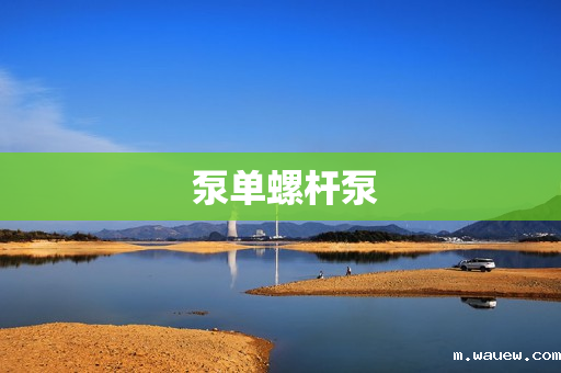 泵单螺杆泵 泵单螺杆泵