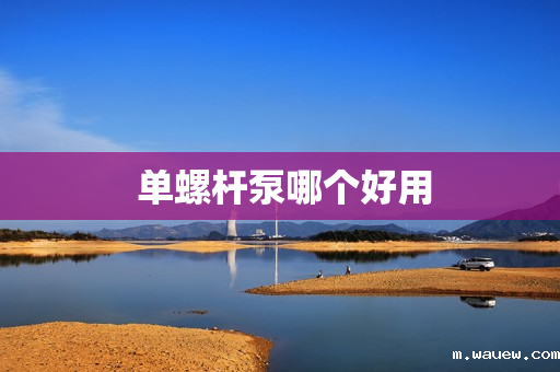 单螺杆泵哪个好用 单螺杆泵哪个好用