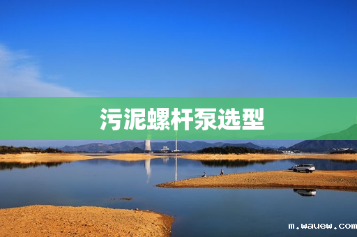 污泥螺杆泵选型 污泥螺杆泵选型