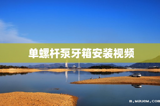 单螺杆泵牙箱安装视频 单螺杆泵牙箱安装视频