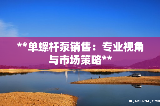 **单螺杆泵销售:专业视角与市场策略** **单螺杆泵销售:专业视角与市场策略**
