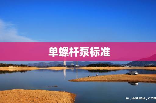 单螺杆泵标准 单螺杆泵标准