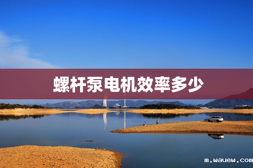 螺杆泵电机效率多少 螺杆泵电机效率多少