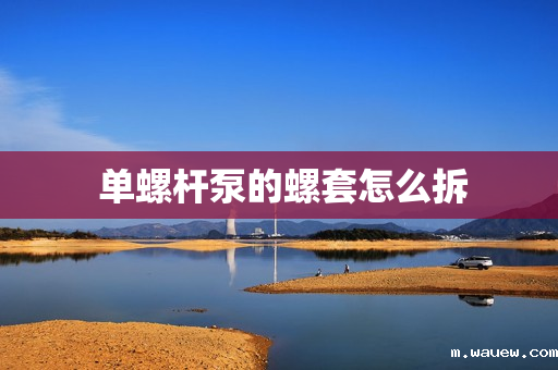 单螺杆泵的螺套怎么拆 单螺杆泵的螺套怎么拆