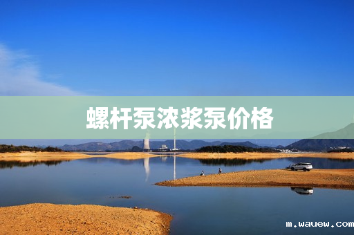 螺杆泵浓浆泵价格 螺杆泵浓浆泵价格