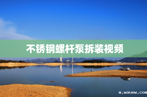 不锈钢螺杆泵拆装视频 不锈钢螺杆泵拆装视频