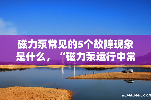 磁力泵常见的5个故障现象是什么,“磁力泵运行中常见的五大故障现象解析” 磁力泵常见的5个故障现象是什么,“磁力泵运行中常见的五大故障现象解析”
