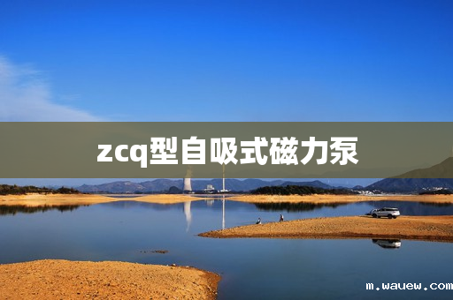 zcq型自吸式磁力泵 zcq型自吸式磁力泵