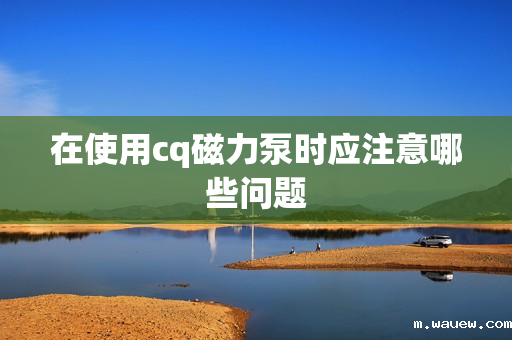 在使用cq磁力泵时应注意哪些问题 在使用cq磁力泵时应注意哪些问题