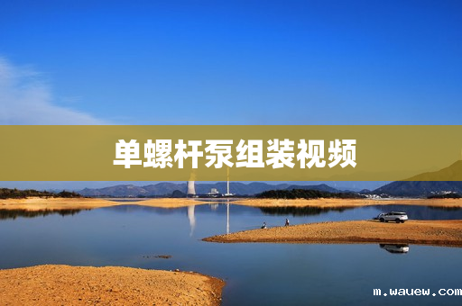  单螺杆泵组装视频