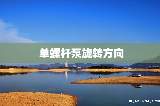  单螺杆泵旋转方向