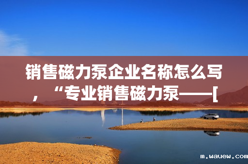 销售磁力泵企业名称怎么写，“专业销售磁力泵——[企业名称]，引领行业先锋”