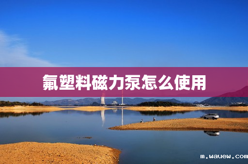 氟塑料磁力泵怎么使用